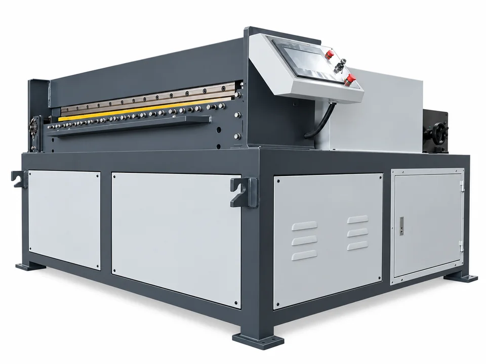 Temporary HVAC duct production line reference image; Auto Duct Line 1 photo pending