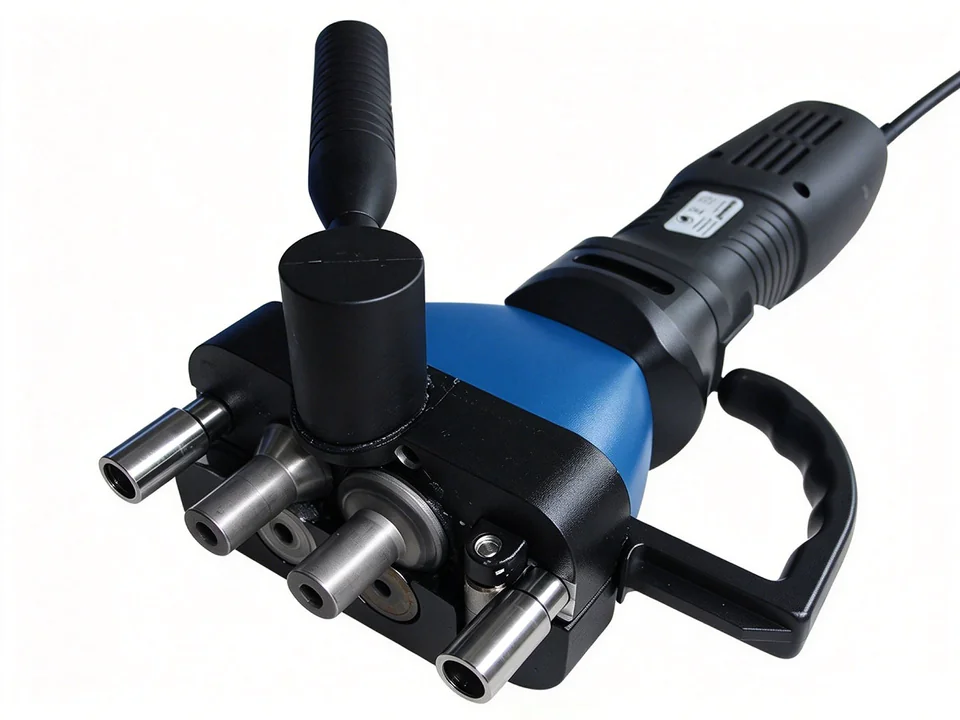 Temporary HVAC duct equipment reference image; Electric Duct Seaming Machine photo pending