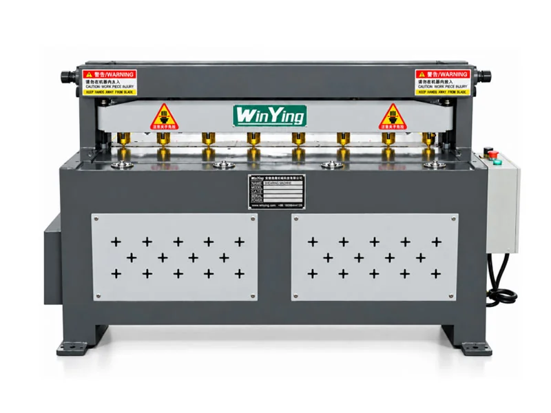 Temporary sheet metal equipment reference image; Electric Shearing Machine photo pending