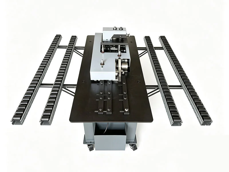 HVAC duct lock forming machine front view