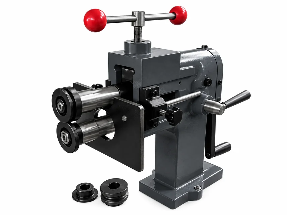 Temporary HVAC duct equipment reference image; Manual Beading Machine photo pending