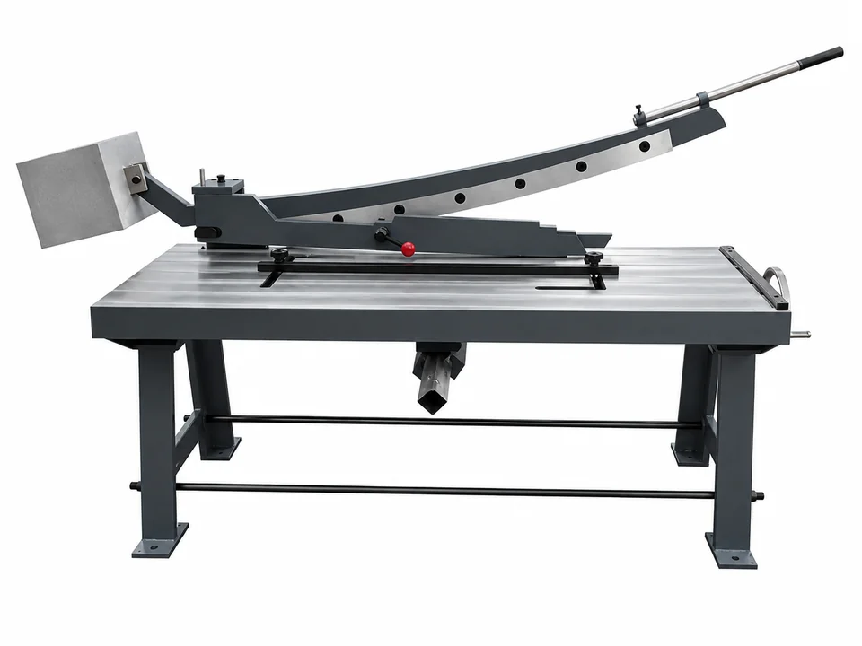 Temporary sheet metal equipment reference image; Manual Shearing Machine photo pending