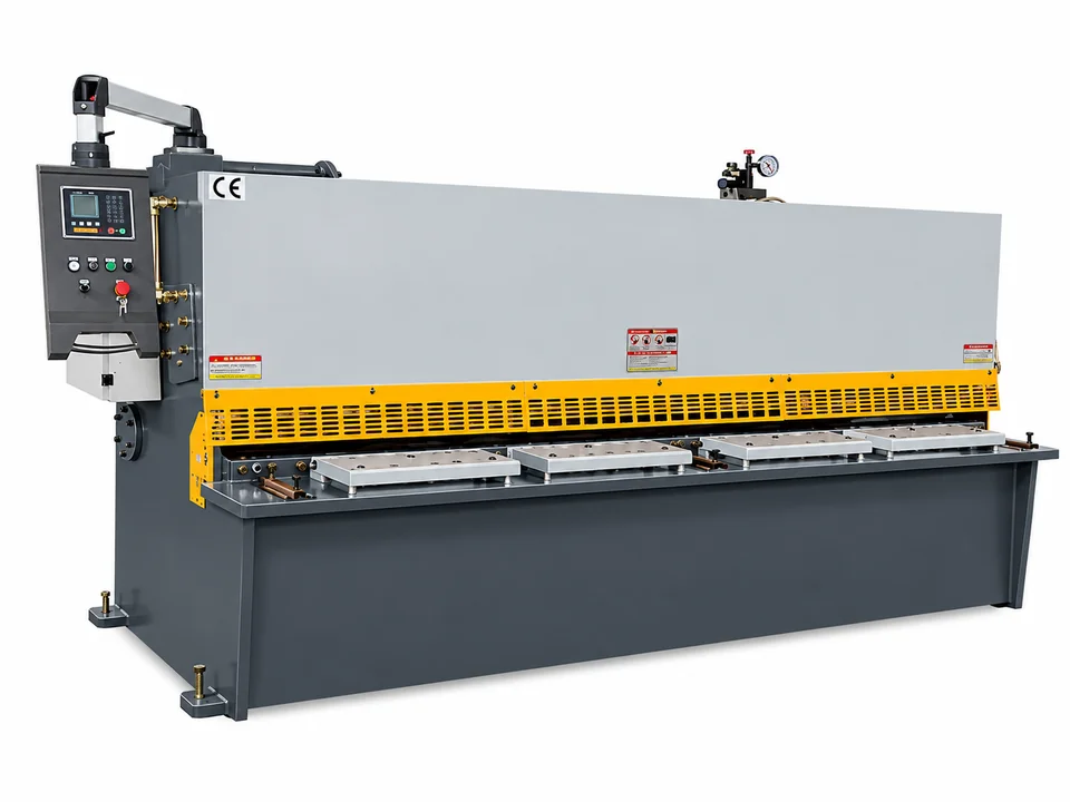 Temporary sheet metal equipment reference image; Swing Beam Hydraulic Shearing Machine photo pending