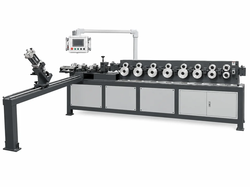 Round flange forming machine